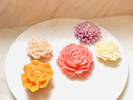 Flower Beeswax Candles 5 Pack Online Sale