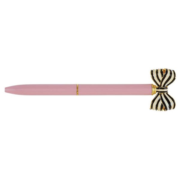 Striped Bow Pen Sale