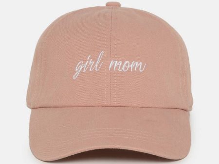 Girl Mom Embroidered Baseball Cap Discount