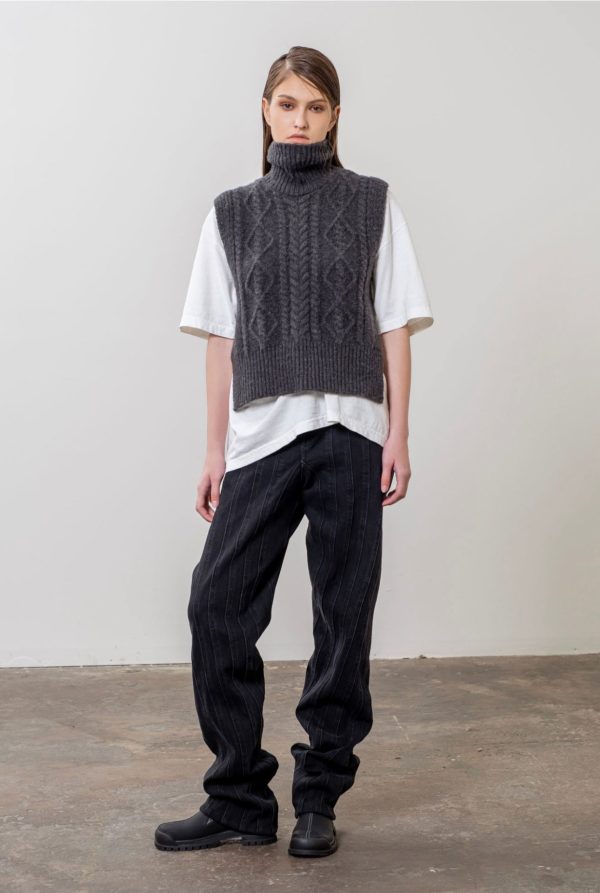 Cable Sweater Vest on Sale