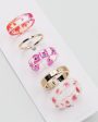 5PC Assorted Fashion Ring Set For Sale