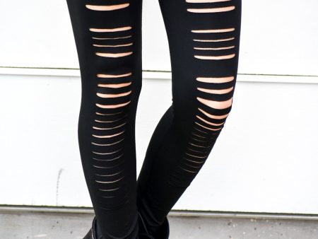 Crossroads Black Ripped Leggings For Cheap