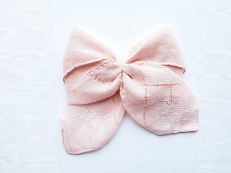 Vintage Handkerchief Long Tail Handmade Bow Online Sale