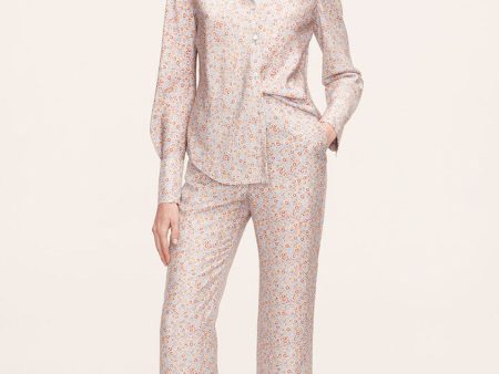 Violet Fleur Silk Pajama Pant Online Hot Sale