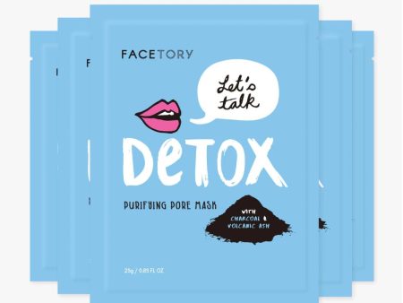 Let s Talk Detox Charcoal Sheet Mask (Purifying) Online Sale