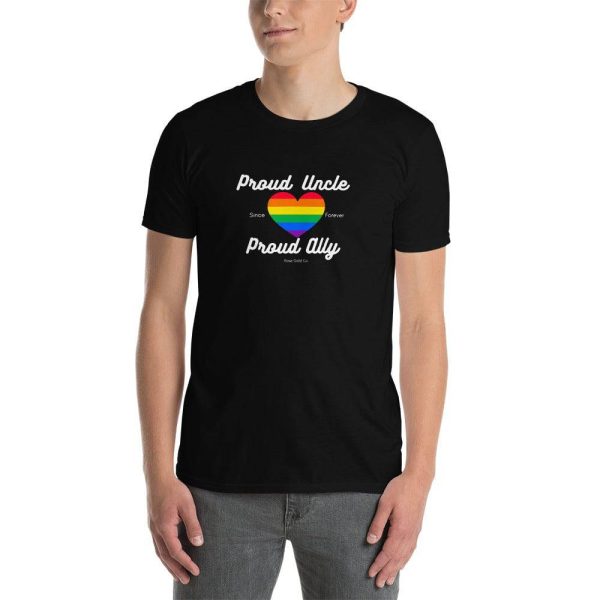 Proud Uncle Ally Pride Short-Sleeve Unisex T-Shirt on Sale