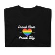 Proud Mom Ally Pride Short-Sleeve Unisex T-Shirt on Sale