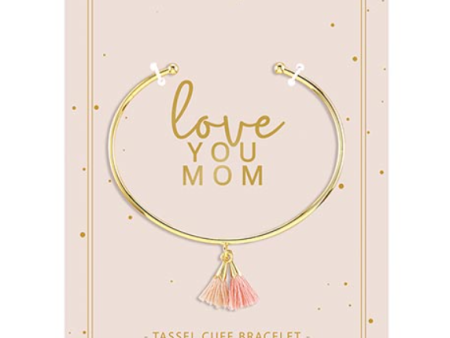 Love You Mom  Tassel Cuff Bracelet Supply