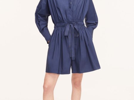 Poplin Long Sleeve Romper Cheap