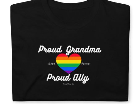 Proud Grandma Ally Pride Short-Sleeve Unisex T-Shirt Sale