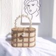 Pearl Rhinestone Caged Bag Online