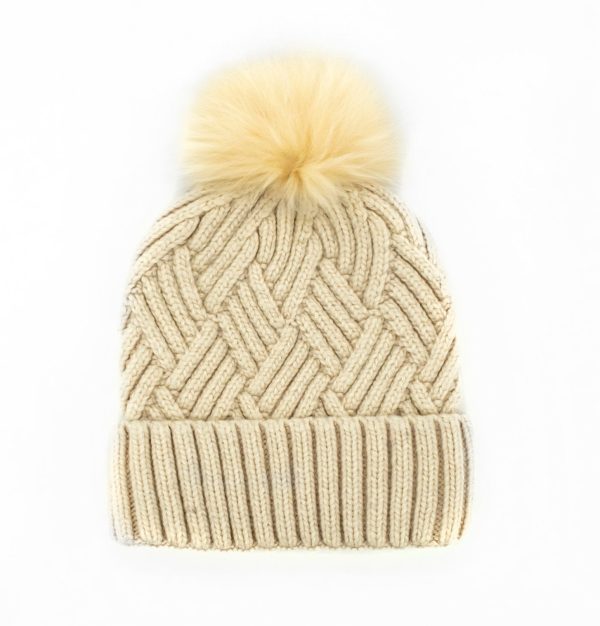 Knit Hat with Pom Supply