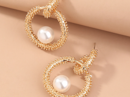 Baroque Pearl Statement Earrings on Sale