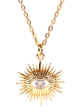 Sunburst Evil Eye Necklace Discount