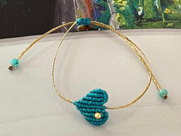 The Macrame Heart Bracelet (Summer Blue Edition) Fashion