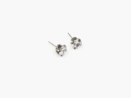 1.25 CT Classic Brilliant Cut CZ Earrings Discount