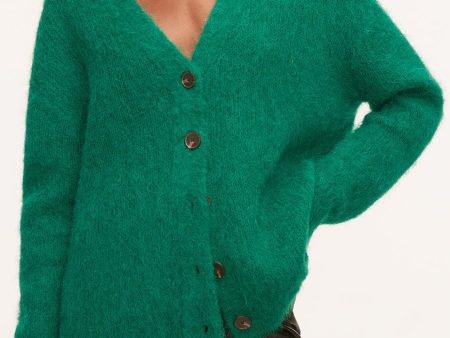 Brushed Mohair Cardigan Online Sale