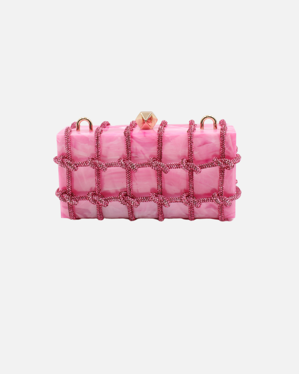 Pretty in Pink Rectangle Clutch Fashion