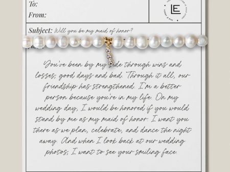 For Her Maid of Honor Bracelet Online now