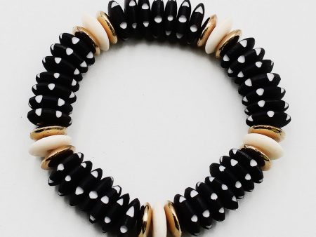 Copy of Polka-Dot Rondelle Stretch Bracelet Fashion