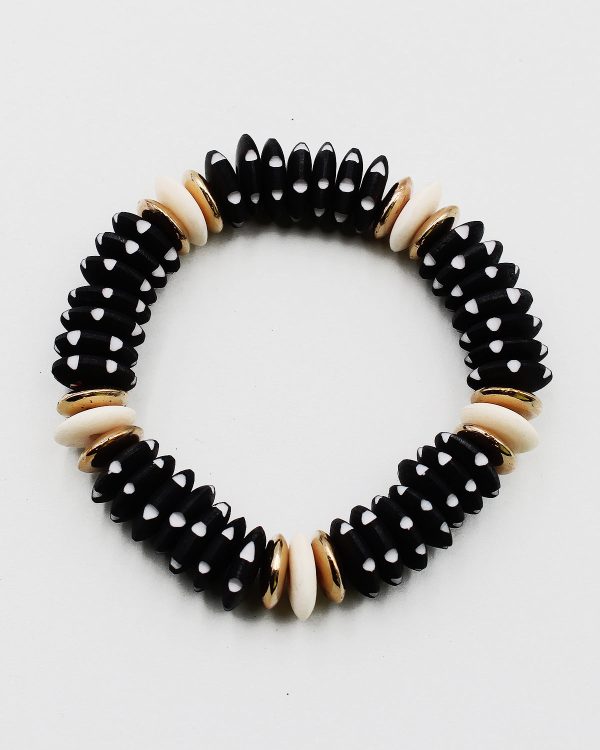 Copy of Polka-Dot Rondelle Stretch Bracelet Fashion