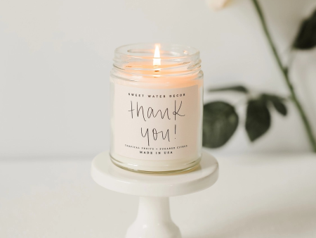 Thank You Soy Candle Online now