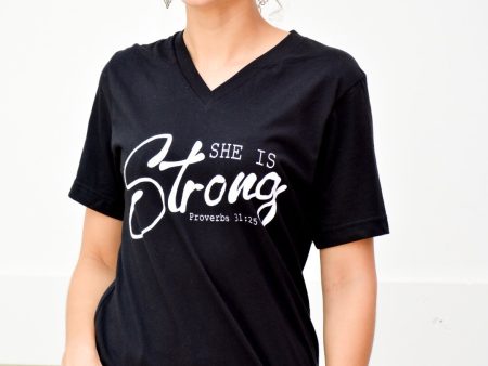 She Is Strong Tee For Sale