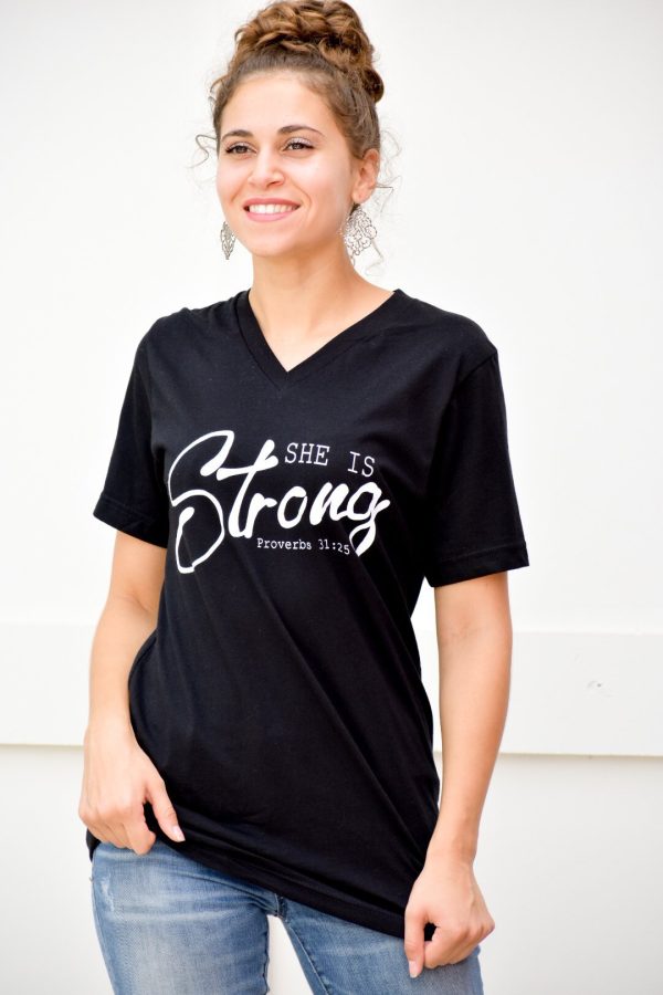 She Is Strong Tee For Sale