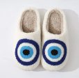 Evil Eye Sherpa Slippers Discount