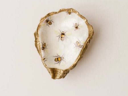 Bee Love Oyster Jewelry Dish Fashion