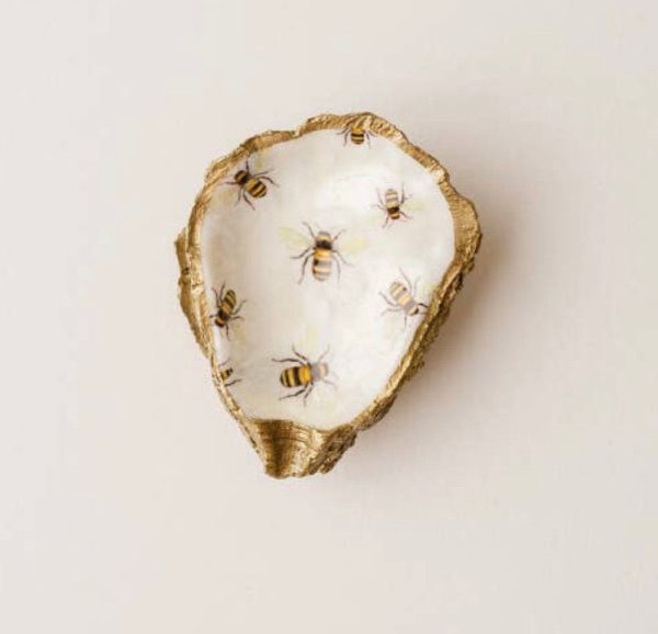 Bee Love Oyster Jewelry Dish Fashion