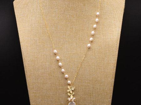 Jolie Perle Baroque Long Necklace For Cheap