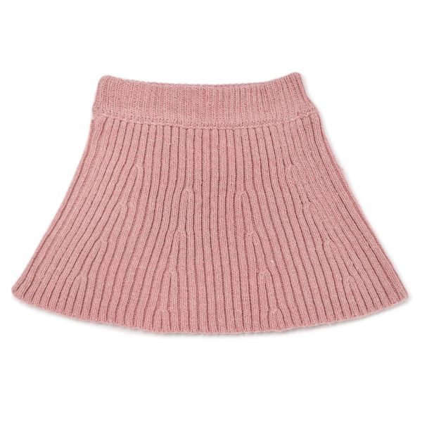 Vintage Rose Knit Flare Skirt Discount