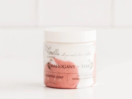 Mahogany & Teak Whipped Soap Online Sale