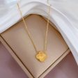 All Gold Clover Pendant Necklace Sale