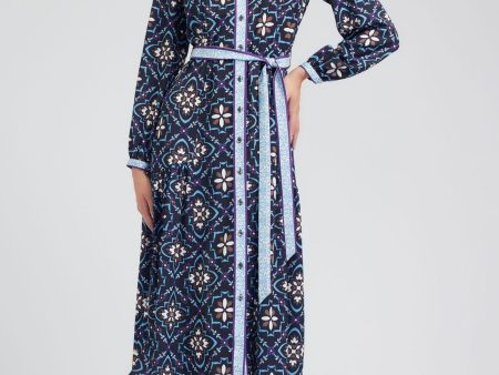 Pattern Shirt Midi Dress Online