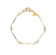 CZ Anna Bar Chain Bracelet For Discount