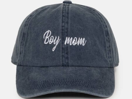 Boy Mom Embroidered Baseball Cap Online