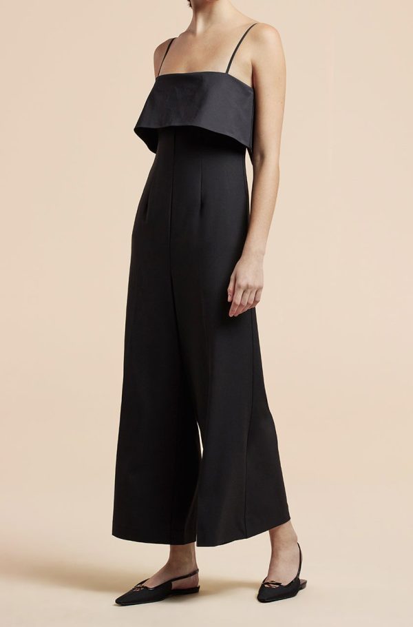 Tuxedo Wide Leg Jumpsuit Sale