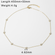 Zircon Pendant Gold Necklace Online Sale