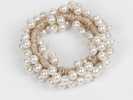 Sweet Pearl Cluster Hair Tie Discount