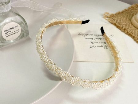 Twisted Braid Pearl Headband Online Hot Sale