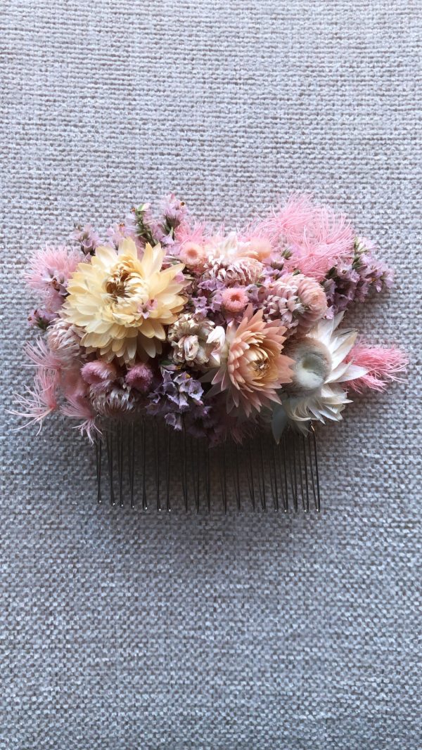 Dried Floral Hair Comb Online now