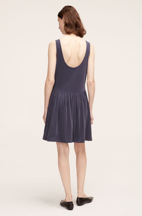 Ruched Skirt Tank Dress Online now