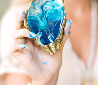 Ocean Gilded Oyster Jewelry Dish Sale