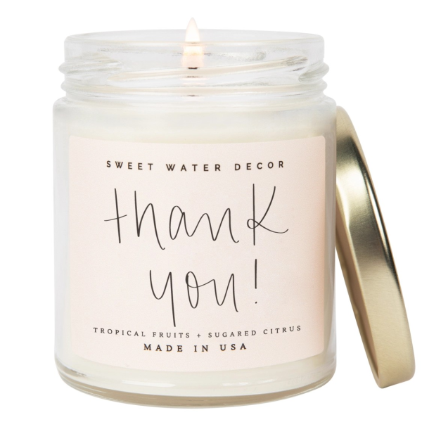 Thank You Soy Candle Online now