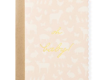 Oh Baby Girl Greeting Card Cheap