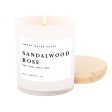 Sandalwood Rose Soy Candle on Sale