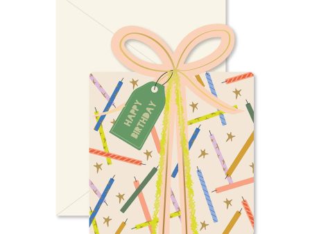 Birthday Gift Die-Cut Greeting Card Hot on Sale