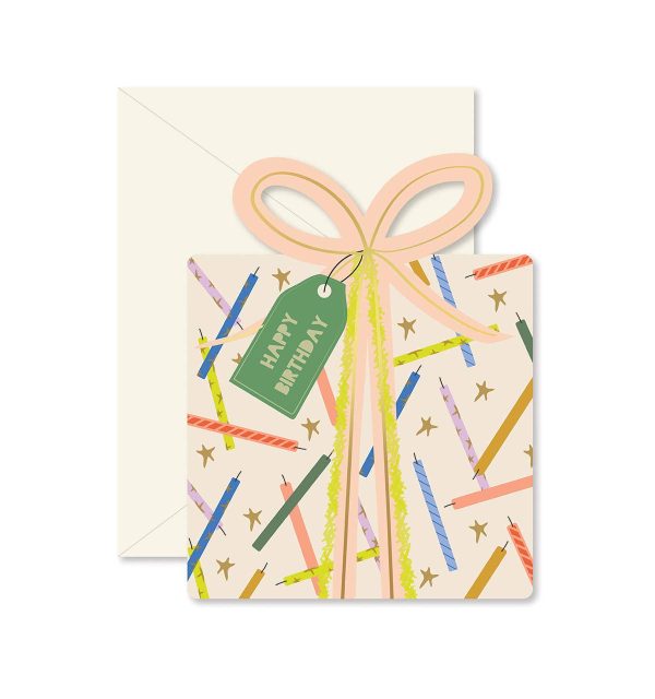 Birthday Gift Die-Cut Greeting Card Hot on Sale